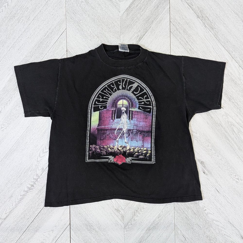 Vintage 1990 Grateful Dead GDM Concert Tee with‎ 2 Sided Print size XL